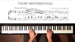 Tchaikovsky “Valse Sentimentale” P Barton FEURICH 218 piano [upl. by Irabaj]