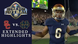 USC vs Notre Dame EXTENDED HIGHLIGHTS  NCAA Football  NBC Sports [upl. by Lesde]