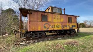 Old Chessie Train Caboose tour [upl. by Thayer384]