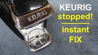 How to Fix ● KEURIG Coffee Maker that Stopped or Slow Brewing [upl. by Behn633]