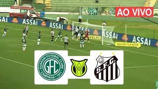 ASSISTIR GUARANI X SANTOS AO VIVO  BRASILEIRÃO SÉRIE B [upl. by Bartlett]