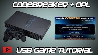 How To Use Codebreaker10 With OPL PS2 USB Games Tutorial English [upl. by Cecilio718]