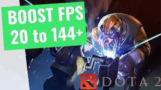 2021 Dota 2  How to BOOST FPS and Increase Performance  DX vs Vulkan [upl. by Venuti]