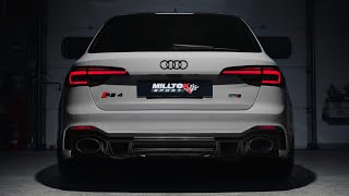 Audi B9 RS4RS5  Milltek Sport Catback Comparison [upl. by Salohcin]