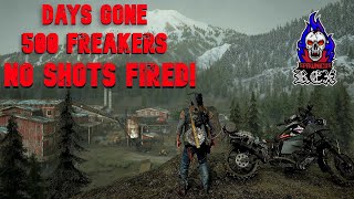 DAYS GONE  Sawmill Horde  NO SHOTS FIRED [upl. by Clift]