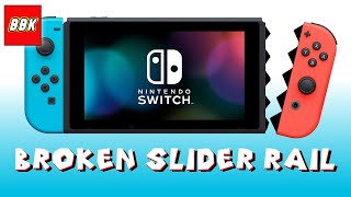 Repairing Broken Nintendo Switch Console Slider Right  Left Rail [upl. by Dimond]