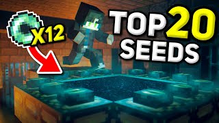 TOP 20 BEST NEW SEEDS For SPEEDRUNNING Bedrock [upl. by Barrada980]