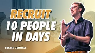 Network Marketing Recruiting – How To Recruit 10 People In 10 Days [upl. by Anelehs]