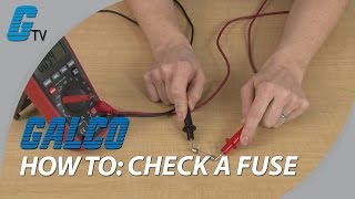 How to Check a Fuse by Testing it with a Multimeter [upl. by Jenks]