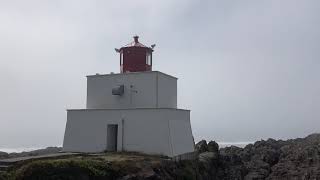 Amphitrite Lighthouse Foghorn Ucluelet BC [upl. by Oderfigis]