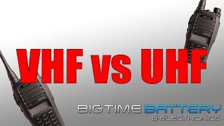 VHF vs UHF  Whats the difference [upl. by Nolahc66]