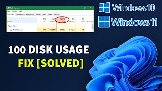 100 DISK USAGE Windows 1110 FIX SOLVED [upl. by Eseuqcaj]