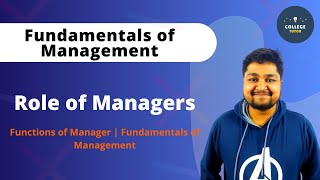 Fundamentals of Management  Functions of Manager [upl. by Ynor361]