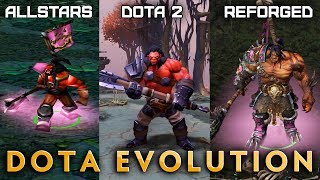 Dota Evolution — HERO COMPARISON DotA Allstars Dota 2 WC3 Reforged DotA [upl. by Justis501]