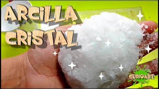 COMO HACER ARCILLA DE CRISTAL PASTA MOLDEABLE QUE BRILLA [upl. by Danit]