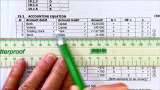 Accounting equation Q19SG [upl. by Karim]