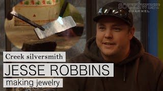 Old style Silversmith Jesse Robbins Making Jewelry [upl. by Inalawi]