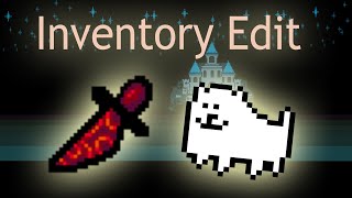 Undertale  How to Get THE LOCKET AND THE REAL KNIFE at ANY POINT Edit Item IDs Inventory Edit [upl. by Atnomed323]