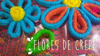 Tutorial Flores de Papel Crepé Corrugado [upl. by Atirrehs]