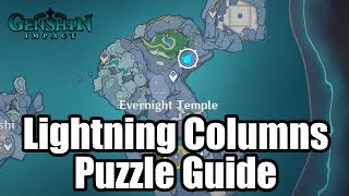 Lightning column puzzle  Evernight Temple  Genshin Impact [upl. by Alemat]