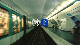 RATP METRO 2 [upl. by Airdnassac]