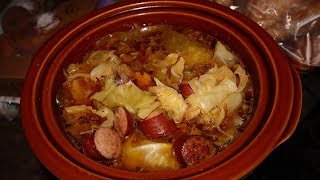 How to make sausage and cabbage soup [upl. by Natsyrk]