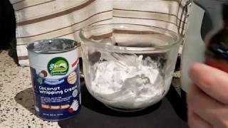 Homemade Ice Cream Using Coconut Whipping Cream [upl. by Elbert]