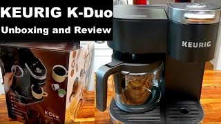 Keurig KDuo Coffee Maker Unboxing Review and Demo [upl. by Junieta]