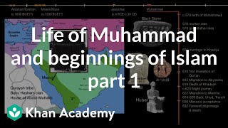 Life of Muhammad and beginnings of Islam part 1  World History  Khan Academy [upl. by Ogu771]