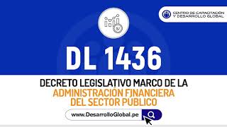 Administración Financiera del Sector Público DL 1436 [upl. by Carolyn]