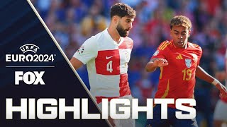 Spain vs Croatia Highlights  UEFA Euro 2024 [upl. by Hilda]