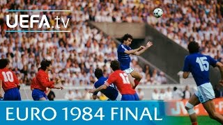 France v Spain 1984 UEFA European Championship final highlights [upl. by Ahsenrad105]