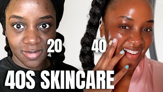 Black Skincare Over 40 EVERYTHING You Need Beginner thru Advanced [upl. by Erdied107]