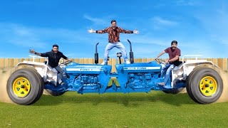 We Made Jumbo Tractor Will It Work डबल इंजन वाला महा सुपर ट्रेक्टर🔥 [upl. by Oremar]