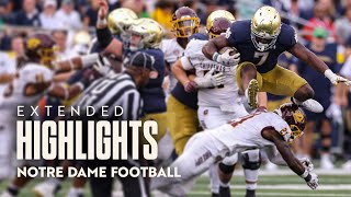 EXTENDED HIGHLIGHTS  Notre Dame Football vs Central Michigan 2023 [upl. by Oates622]