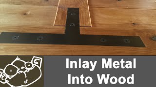 Inlaying Metal into Wood [upl. by Morna426]