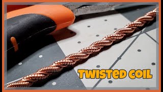 Wire Wrapping  twisted coil tutorial [upl. by Okun13]