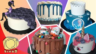 10 jednostavnih ideja za dekoraciju torti  10 Easy Cake Decorating Ideas  breaD [upl. by Radbun52]