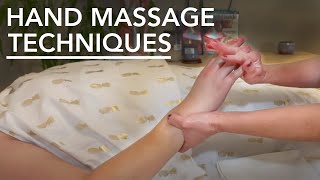 How to Massage the Hand Therapeutic Techniques [upl. by Kemeny852]