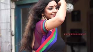 Saree Lover  Rupsa Black Transparent Saree  Exclusive Saree Photoshoot [upl. by Harbot257]