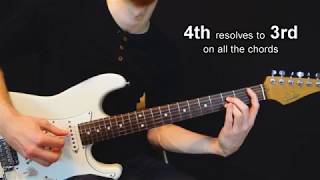 Appoggiaturas on Guitar Chords Grace Notes  Chordal Lesson Ep18 [upl. by Tellford289]