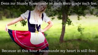 REUPLOAD ROSAMUNDE ✠ GERMAN VERSION OF BOHEMIAN FOLK SONG ENGLISH TRANSLATION [upl. by Moulton]