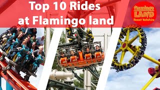 Top 10 rides at Flamingo Land Resort  2021 [upl. by Ingram761]