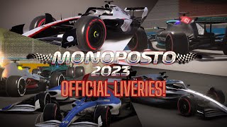 OFFICIAL LIVERIES IN MONOPOSTO 2023 [upl. by Macfadyn]