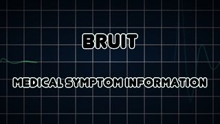 Bruit Medical Symptom [upl. by Adnilemre]