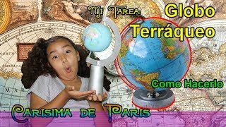 Tip Hacer un Globo Terráqueo Maqueta de la Tierra [upl. by Yengac]