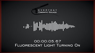 Fluorescent Light Turning On  HQ Sound Effects [upl. by Jariv]