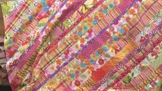 Quilt as You Go  Strip Quilt  National Quilters Circle [upl. by Gavrilla]