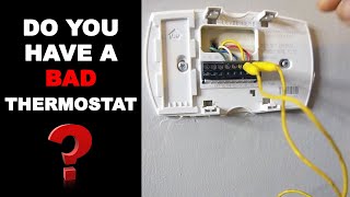 How to Tell if Your Home Thermostat is Bad  Bypass it and Find Out [upl. by Herzog]