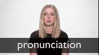 How to pronounce PRONUNCIATION in British English [upl. by Orman]